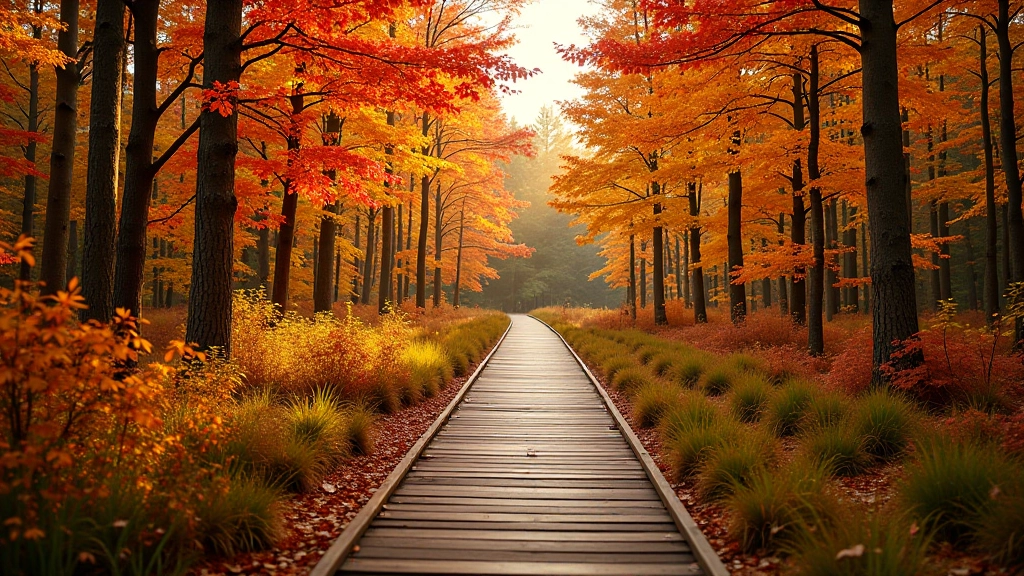 Viru raba laudtee erinevatel aastaajatel: sügis punakate lehtedega, talv lumisel, kevad õitsevate lindude ja maisetava õhu ja suvi rohkeimate lindudega